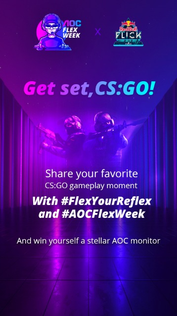 Gamers rejoice at AOC’s Flex week hosted in collaboration with Red Bull Flick